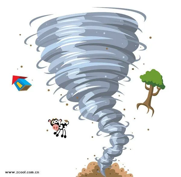 Tornado de dibujos animados, free vector - 365PSD.com Tornado de dibujos animados, free vector - 365PSD.com