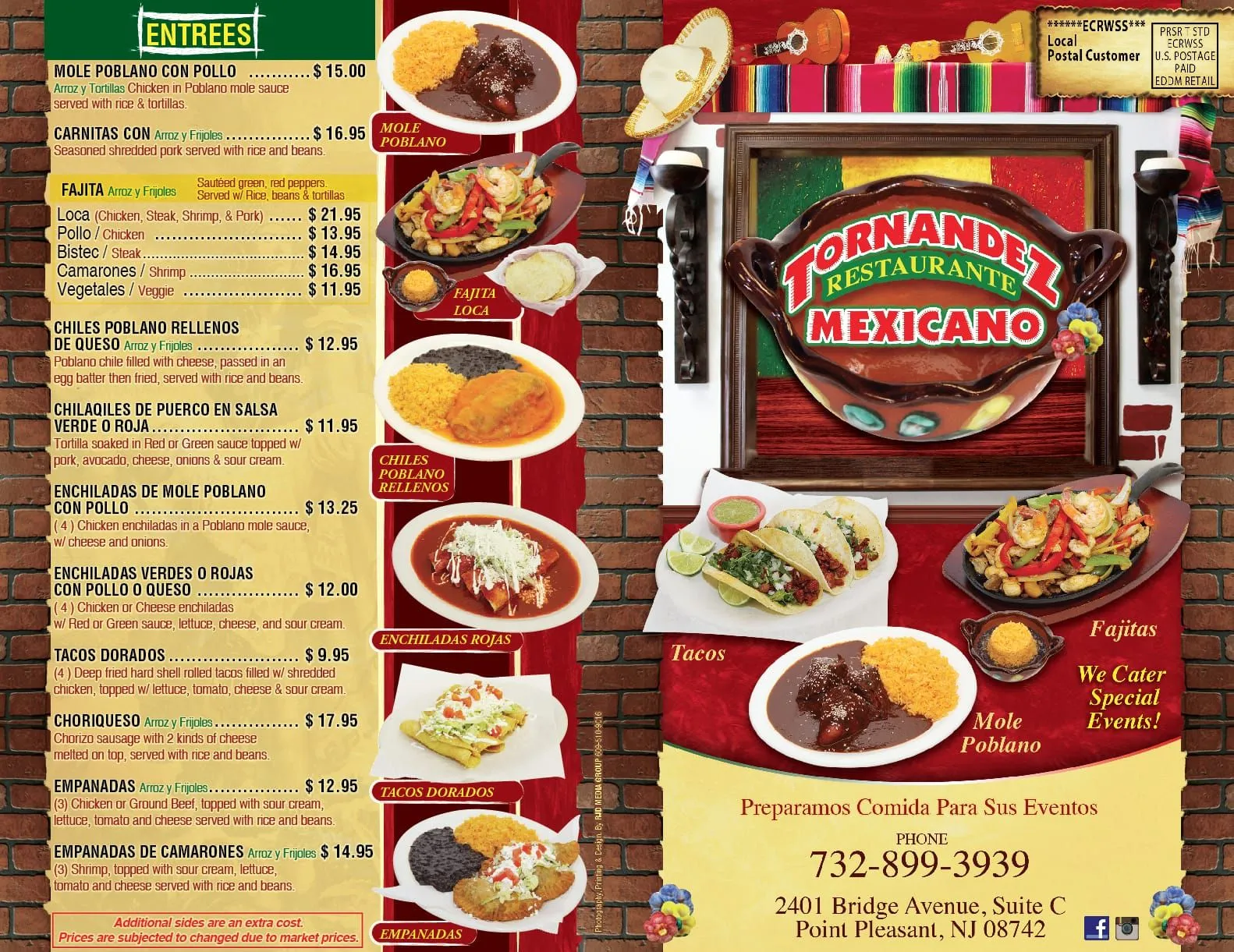 Tornandez Restaurante Mexicano Menu - Urbanspoon/Zomato
