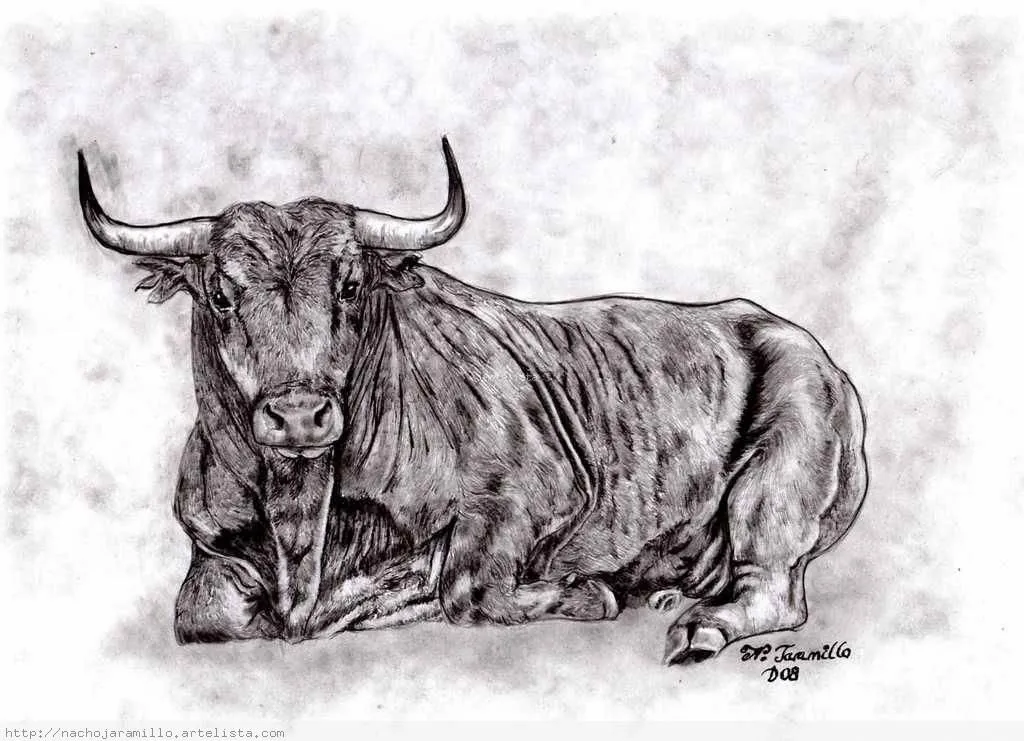 Toro acostado 2 Ignacio Jaramillo Villar - Artelista. Toro acostado 2 Ignacio Jaramillo Villar - Artelista.