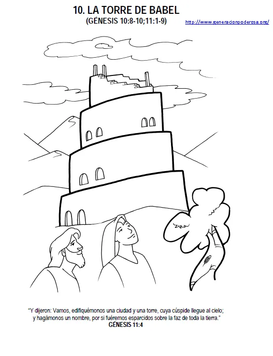 Torre de babel infantil - Imagui