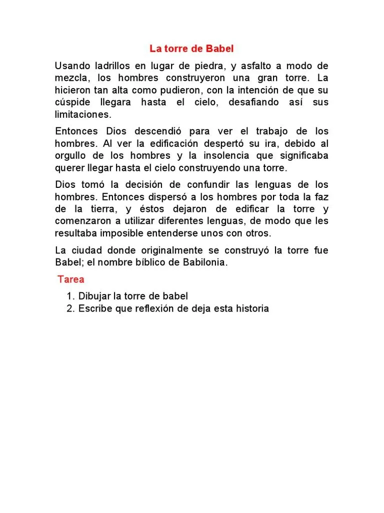 La Torre de Babel | PDF
