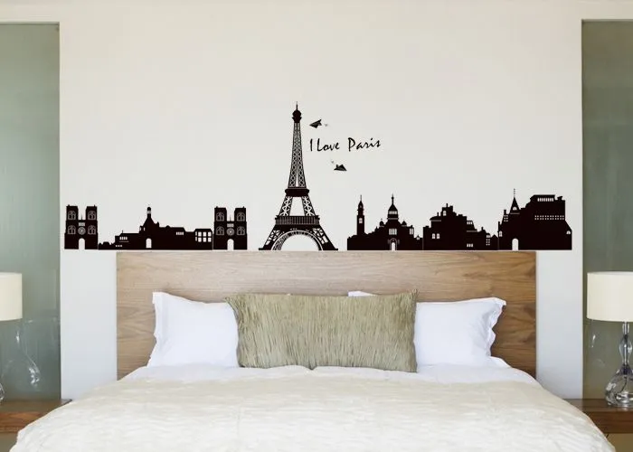 Torre Eiffel etiqueta de la pared Mural Paris Room Decor Art Vinyl ...