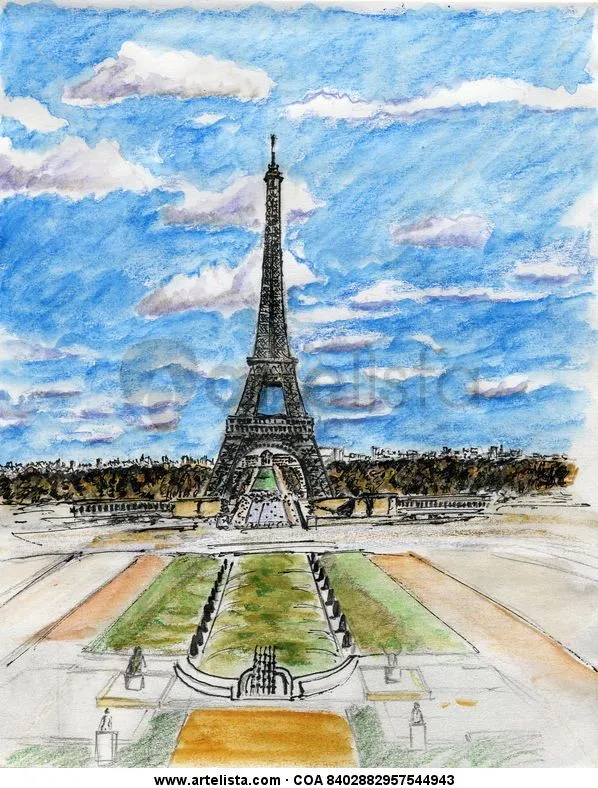 Torre Eiffel Jesus Castillo Diaz - Artelista.com Torre Eiffel Jesus Castillo Diaz - Artelista.com