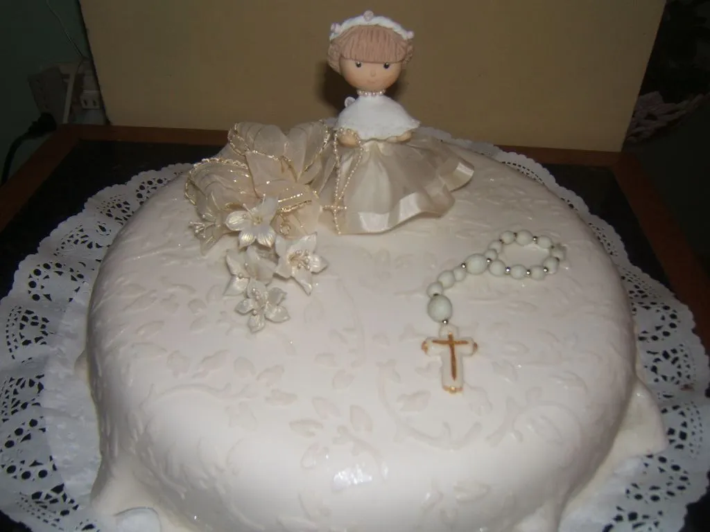 Torta 1a. Comunion BEFER - BETTY FERNANDEZ - Artelista. Torta 1a. Comunion BEFER - BETTY FERNANDEZ - Artelista.