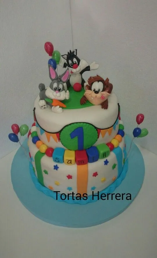 Torta baby looney tunes | birtday Isko | Pinterest | Looney tunes ...