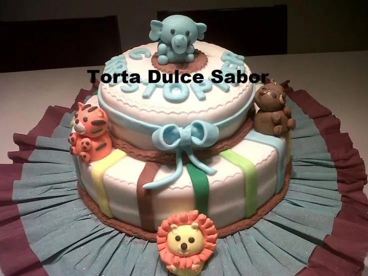 Torta de Baby Shower. Torta de Animalitos. Torta de Baby Shower ...