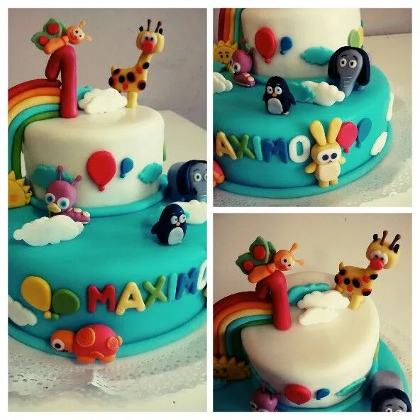 Torta #BabyTV para el 1er #Cumpleaños de un bebe... <3 | Roma ...