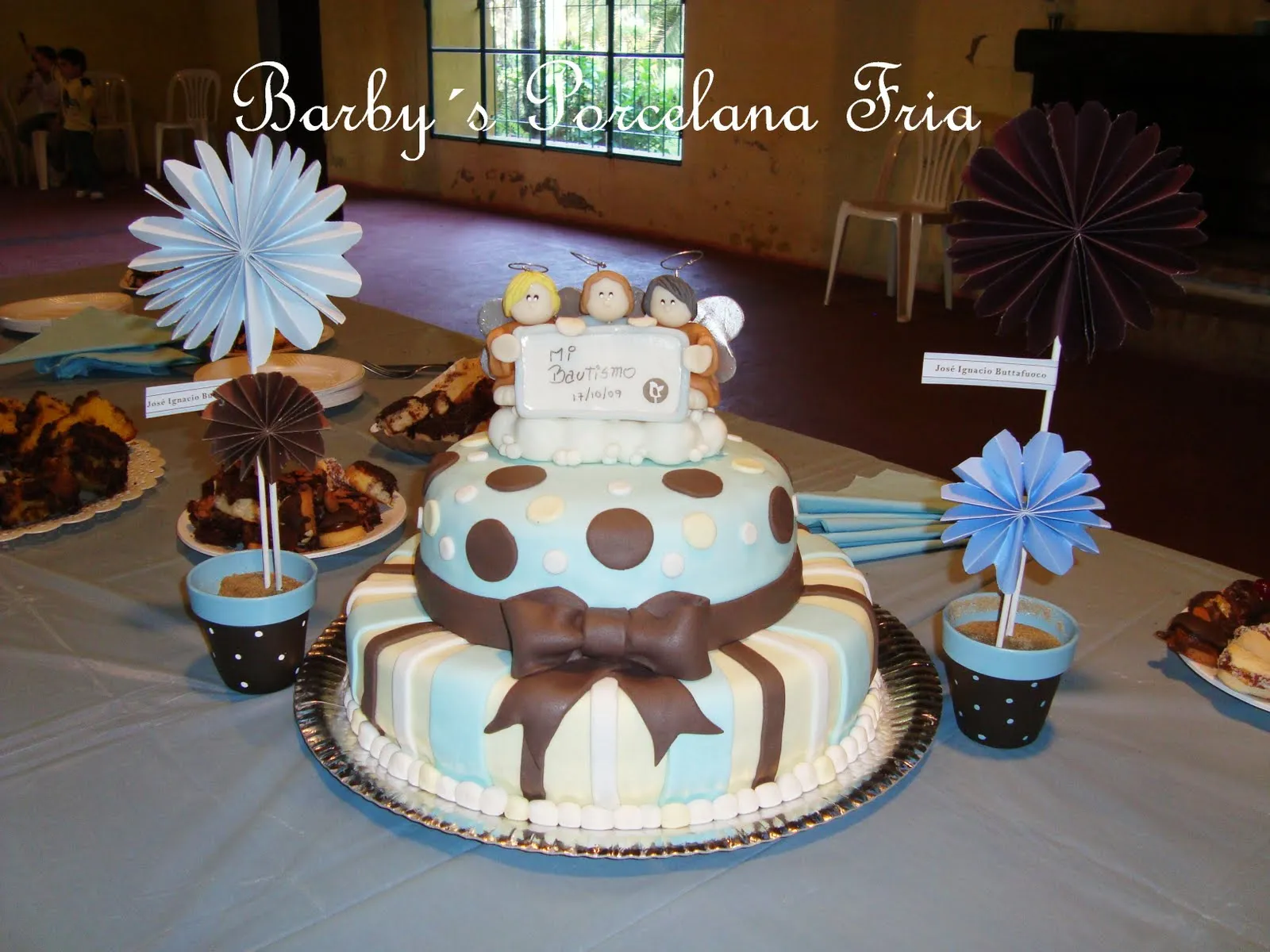 Torta para bautismo de nena - Imagui