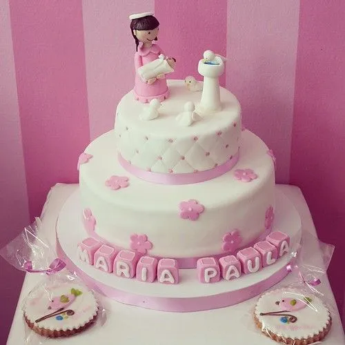 Torta #bautizo #ángel #primera comunión #cake #cumpleaños #cumple ...