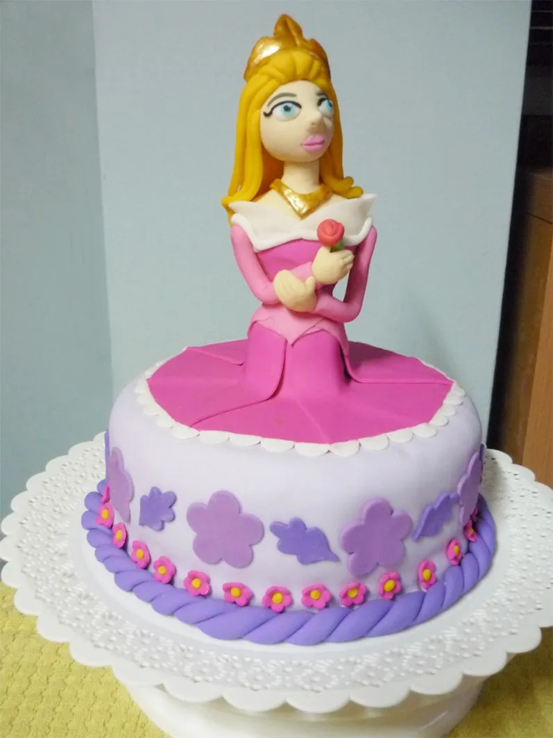 Torta Bella Durmiente Aurora Princess