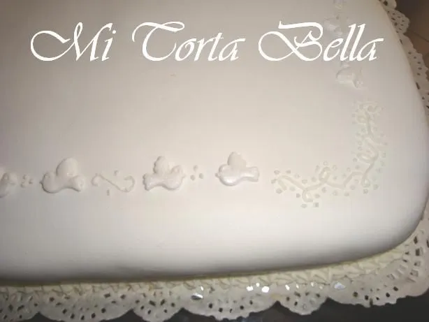 Mi Torta Bella: Torta de Bautismo - Angelitos