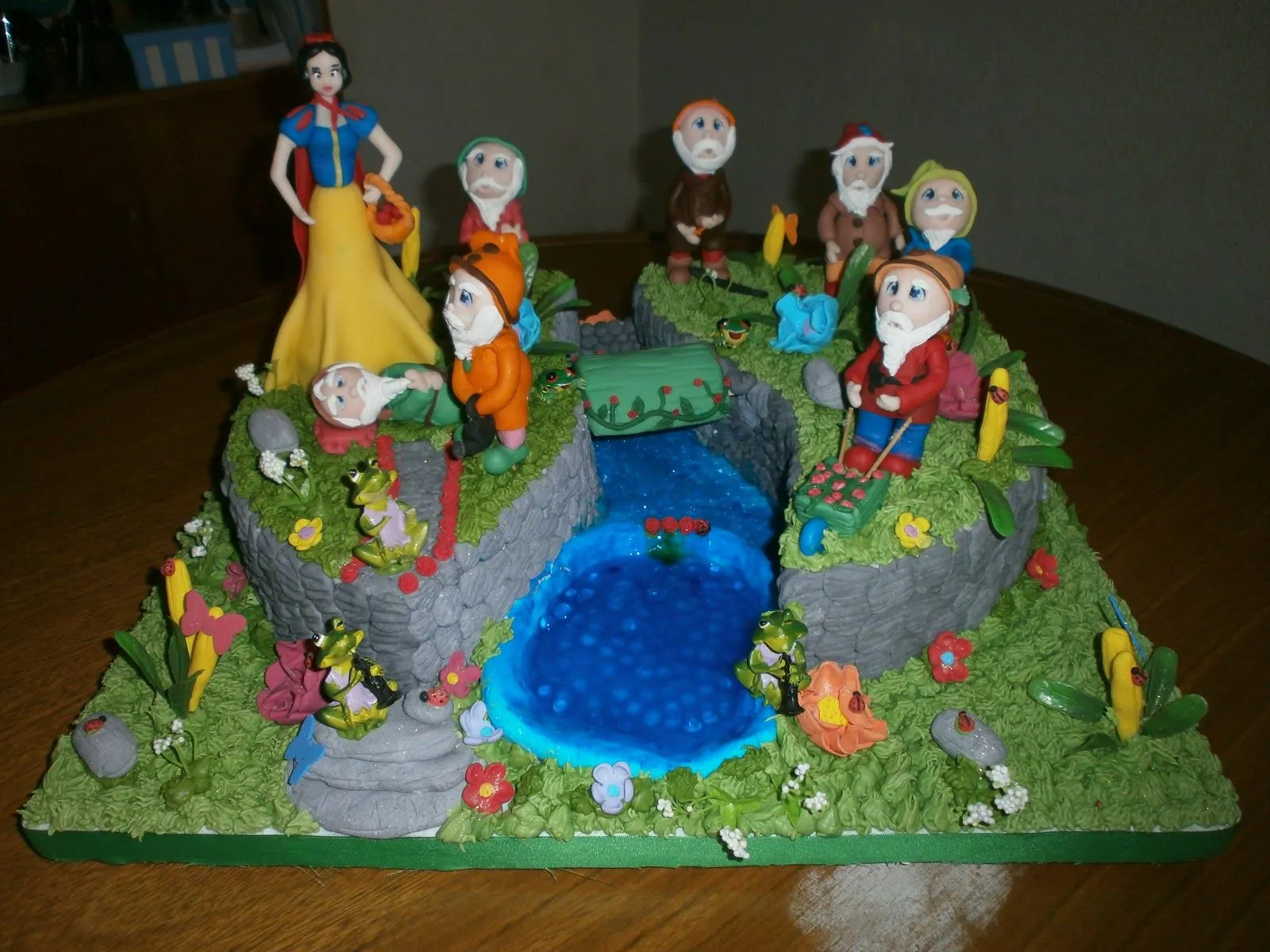 Pastel de blancanieves y los 7 enanos - Imagui