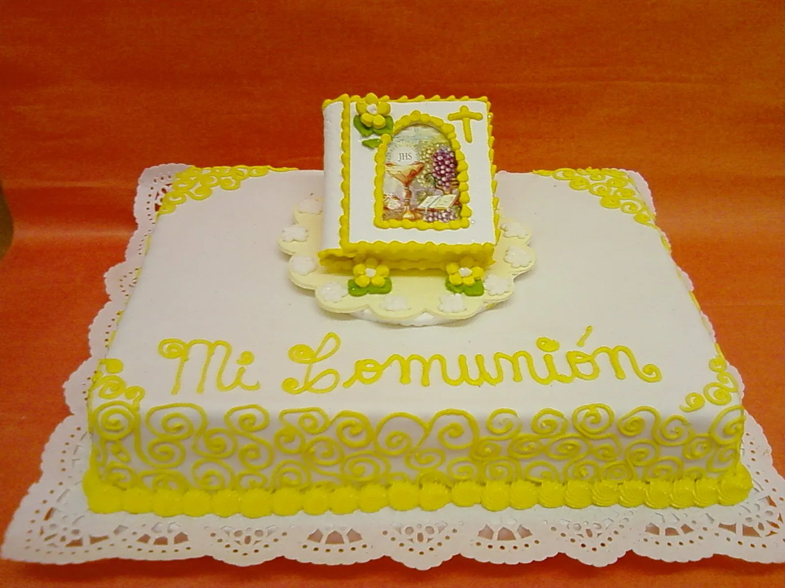 Torta comunión varón - Imagui
