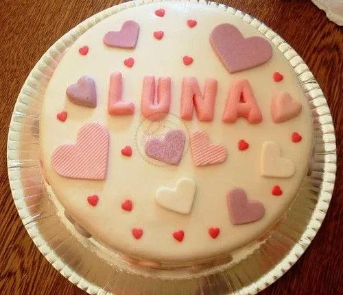 La torta de corazones en lila y rosa de Luna! | Flickr - Photo ... La torta de corazones en lila y rosa de Luna! | Flickr - Photo ...