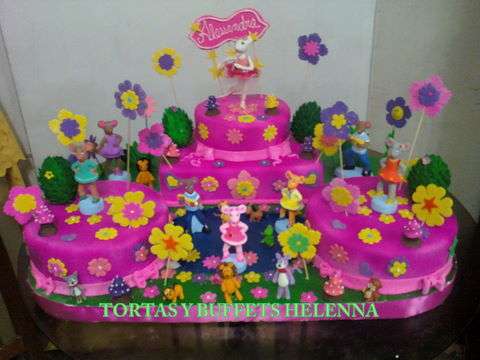 Imagenes de tortas infantiles de angelina ballerina - Imagui