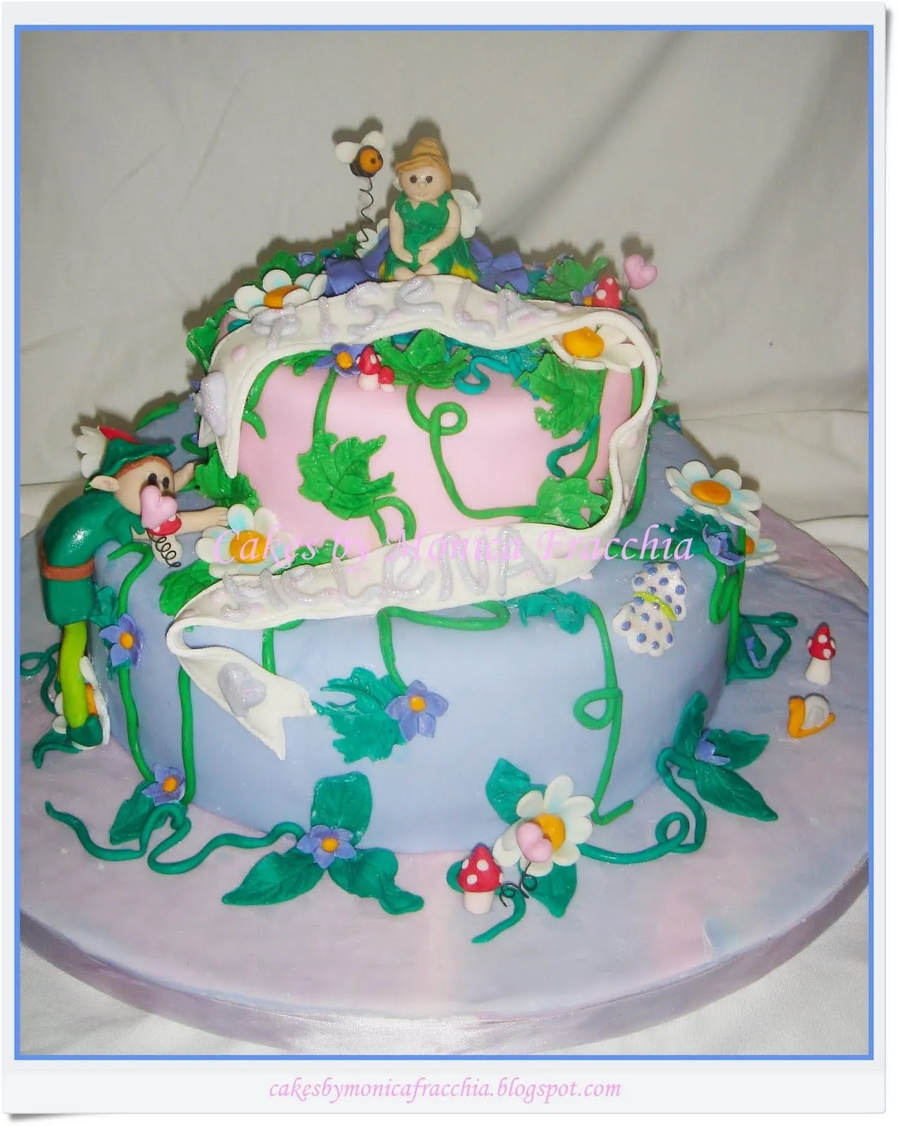 TORTA DECORADA DE CAMPANITA / TIMKERBELL CAKE | TORTAS CAKES BY ... TORTA DECORADA DE CAMPANITA / TIMKERBELL CAKE | TORTAS CAKES BY ...