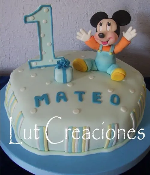 Torta Decorada Mickey Bebe - Torta Decorada Mickey Bebé http://www ...
