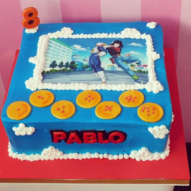 torta #dragonball #dragonballz #goku #fondant #cake #party ...