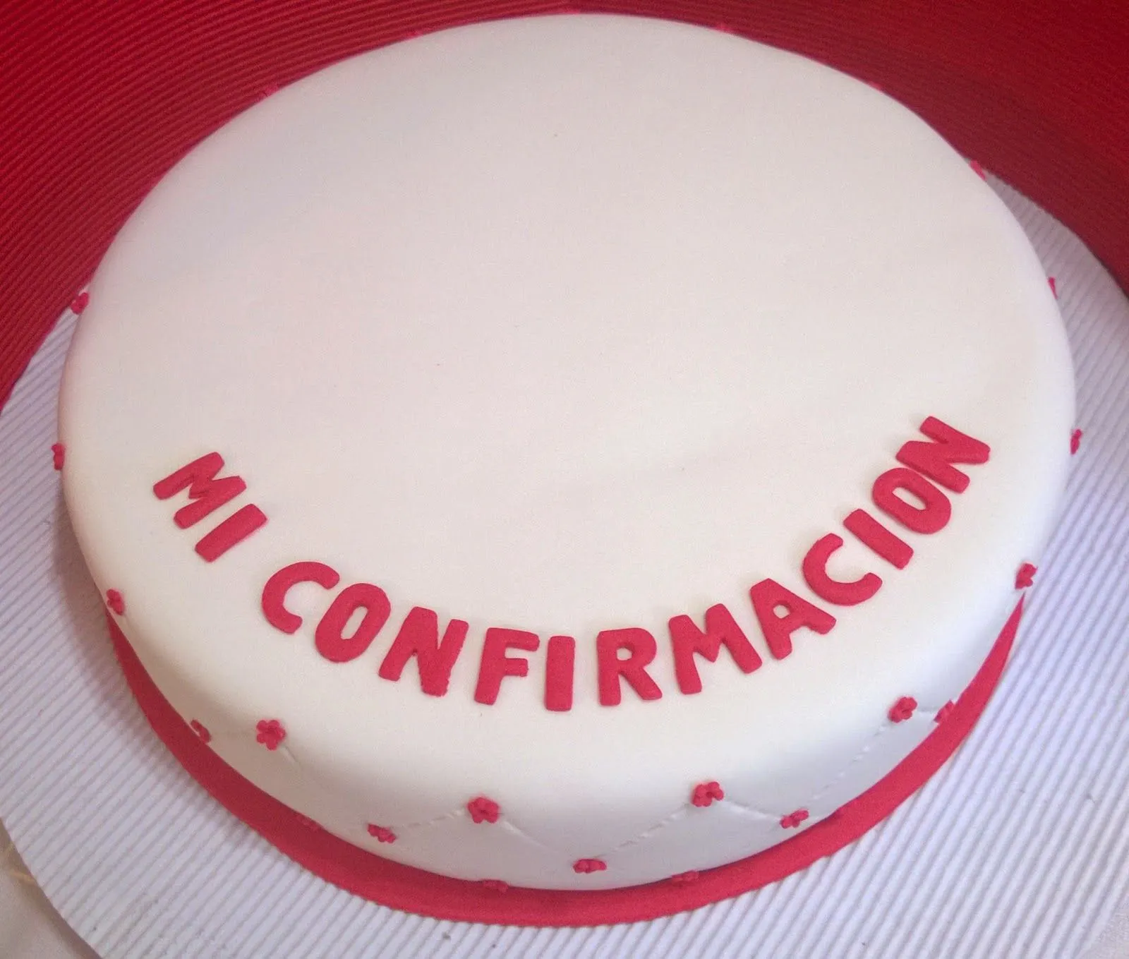 PATHALMA : Patricia y Pablo: TORTA BASE PARA CONFIRMACION PATHALMA : Patricia y Pablo: TORTA BASE PARA CONFIRMACION