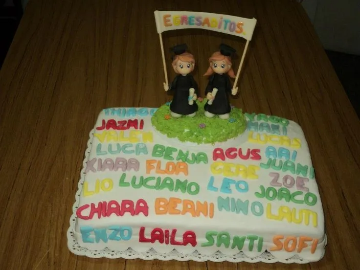 Torta Egresaditos Jardin | Egresados | Pinterest