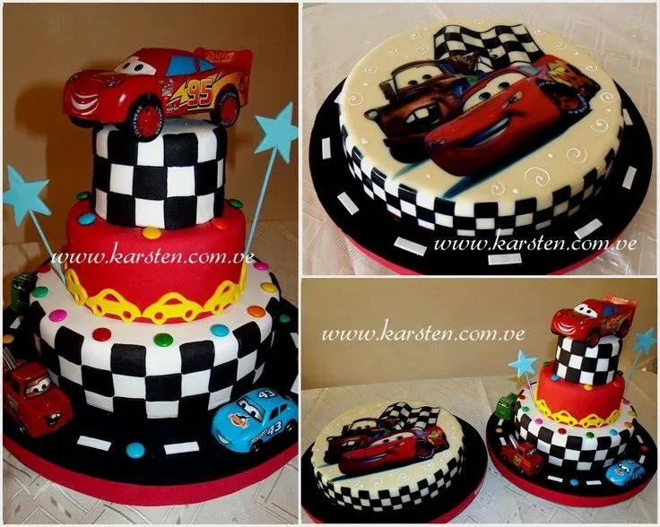 Torta y Gelatina de Cars | fiestas y eventos | Pinterest