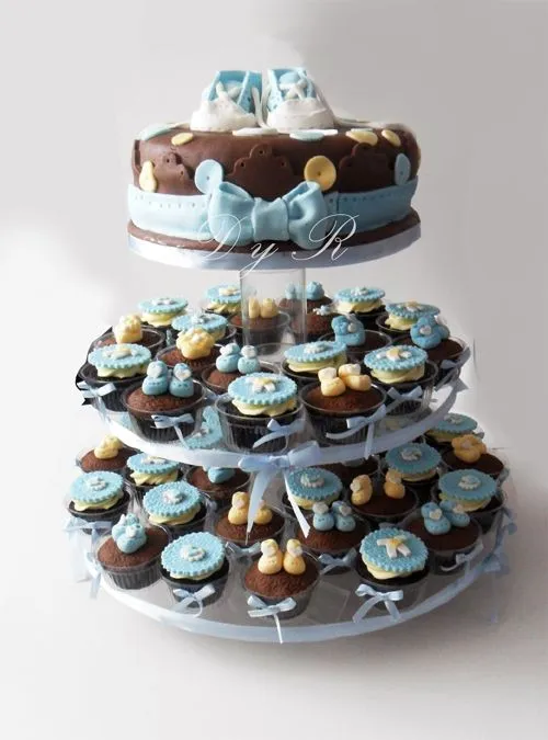 Torta grande y 50 cupcakes Torre Baby Shower — Comprar Torta ...