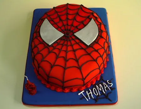 Torta del Hombre Araña - paso a paso - Fiestas infantiles