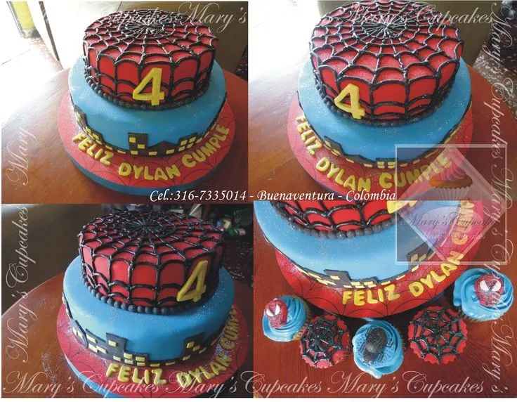 Torta del Hombre Araña | Superheroes | Pinterest