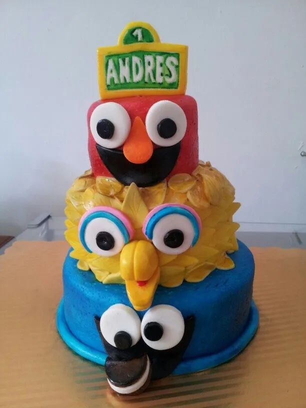 Torta Infantil Plaza Sesamo | Tortas y Gelatinas | Pinterest