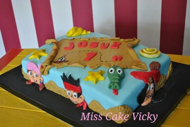 Torta: Jake y los piratas | MissCakeVicky | Pinterest