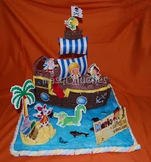 Pasteles de jake y los piratas de nunca jamas - Imagui