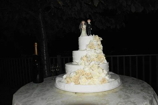 la torta del matrimonio della mia ragazza, era riprodotto tutto il ... la torta del matrimonio della mia ragazza, era riprodotto tutto il ...
