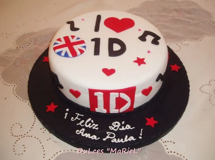 Torta de One Direction II | Tortas para Adolecentes | Pinterest ...