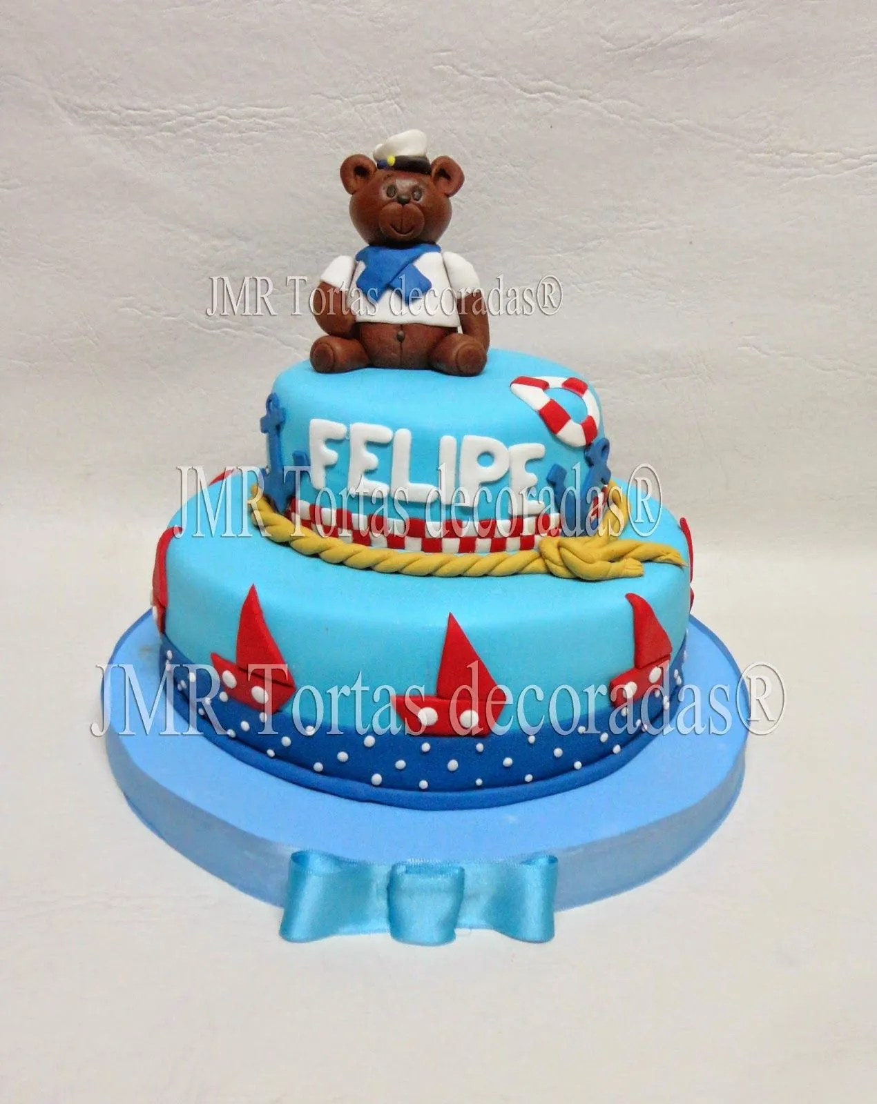 Torta Osito Marinero | JMR Tortas Decoradas Torta Osito Marinero | JMR Tortas Decoradas