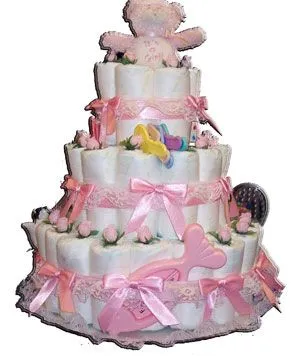 idea para la torta del baby shower es el uso de panales asi es panales ...