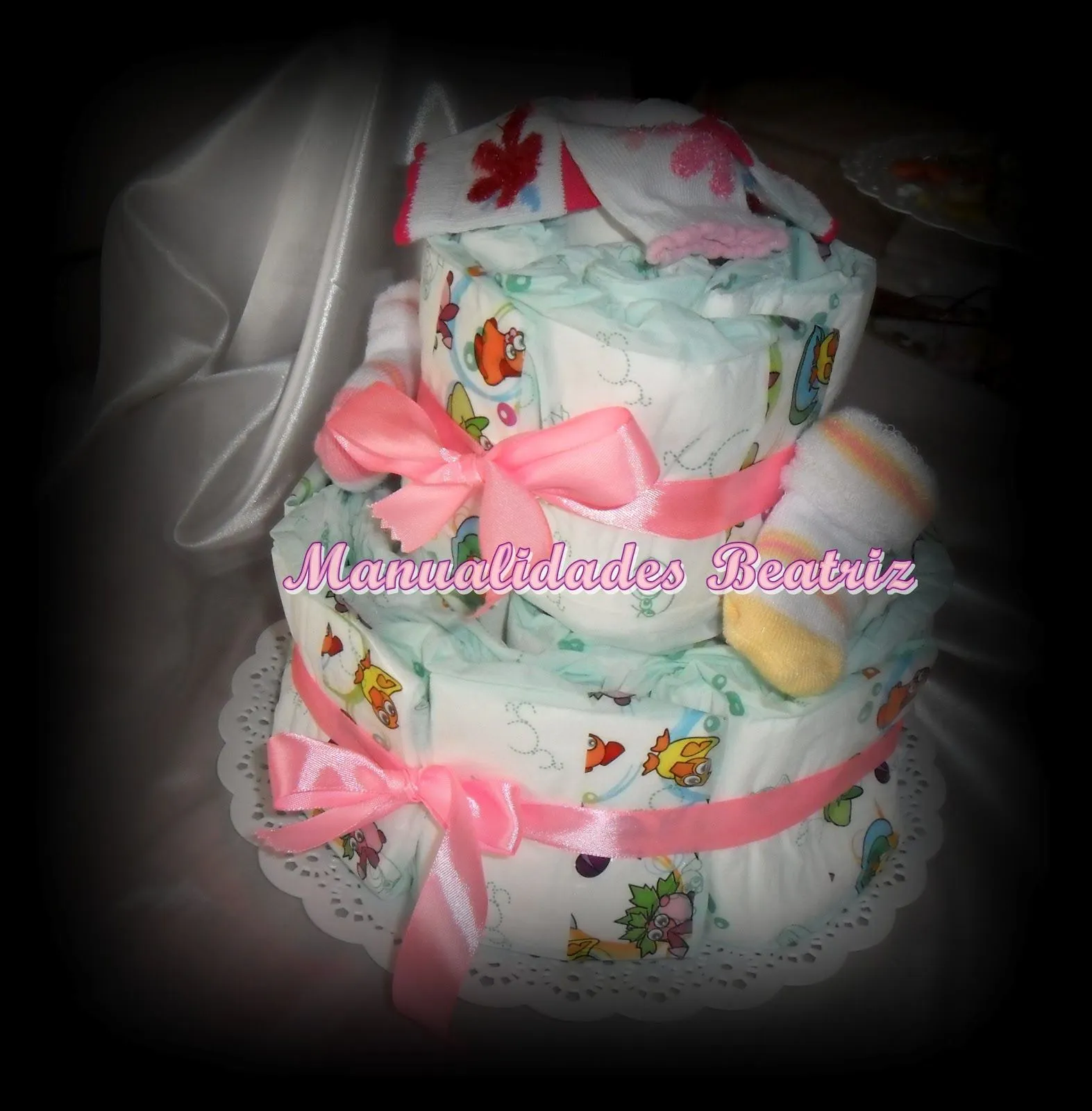 Torta de Pañales | Manualidades Beatriz