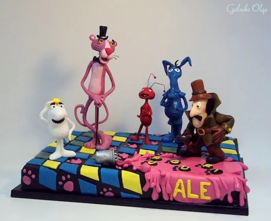 Torta Pantera Rosa - Cakemania, dolci e cake design Torta Pantera Rosa - Cakemania, dolci e cake design