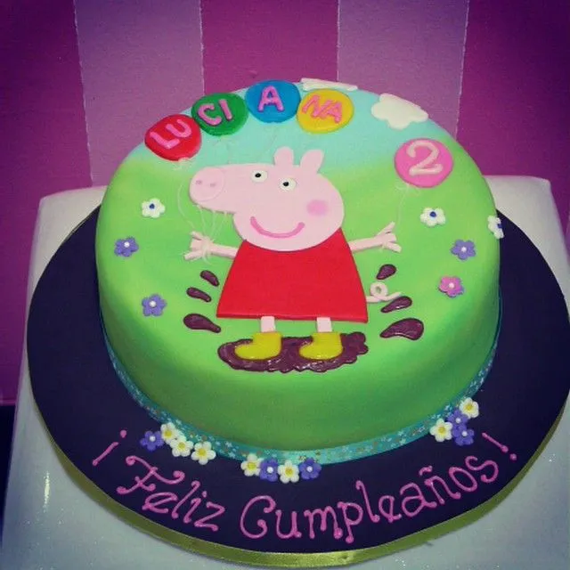torta #peppa #peppapig #peppapigcake #fondant #cake #party ...