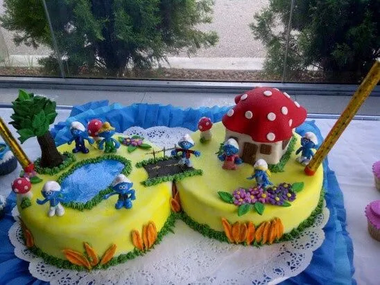 Los Pitufos!!! | Mis Tortas!!!! My Cakes!!!! | Pinterest Los Pitufos!!! | Mis Tortas!!!! My Cakes!!!! | Pinterest