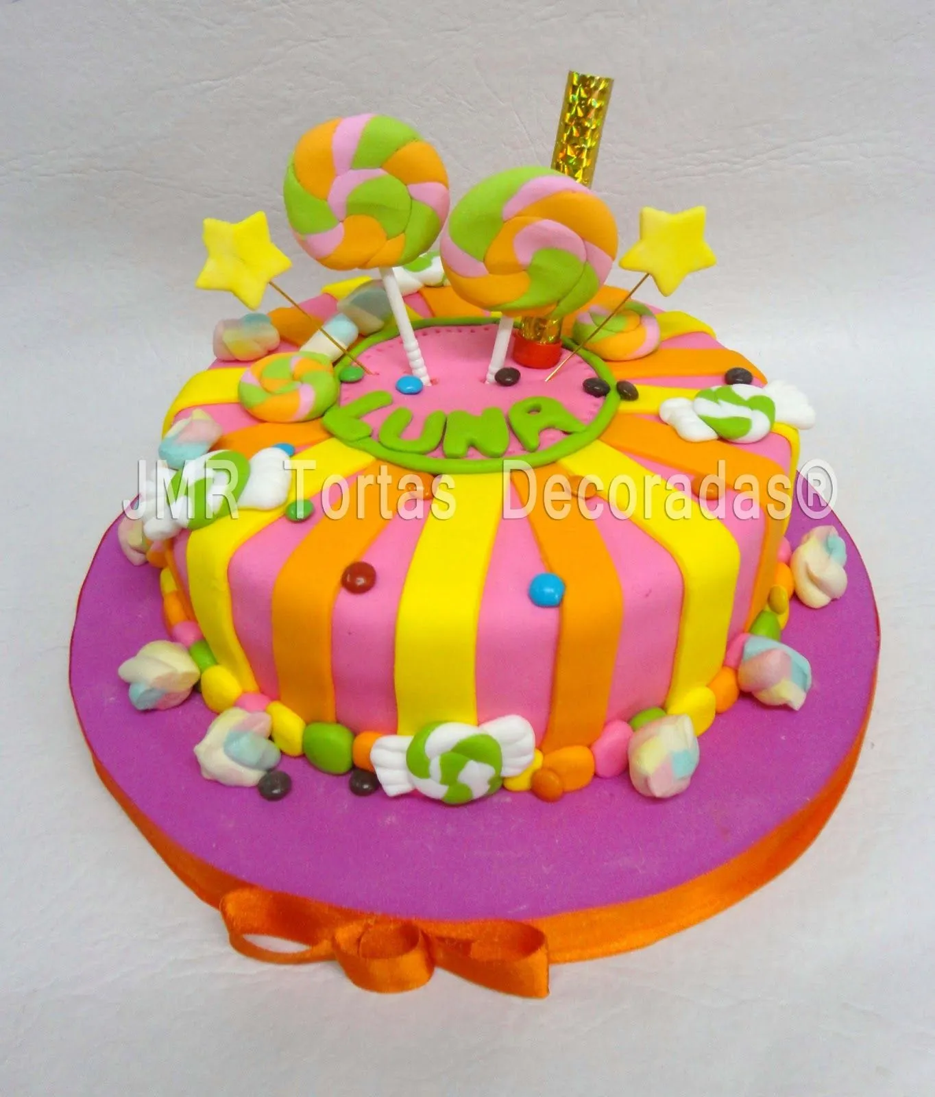 Torta "golosinas" para Luna | JMR Tortas Decoradas