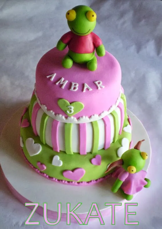 TORTA DE SAPO PEPE Y SAPA PEPA PARA AMBAR