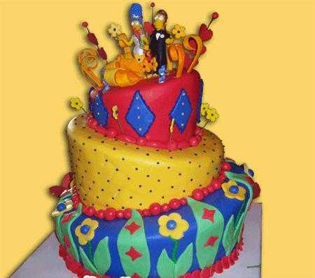 Modelos de tortas para fanáticos de Los Simpsons | Fiesta101 Modelos de tortas para fanáticos de Los Simpsons | Fiesta101