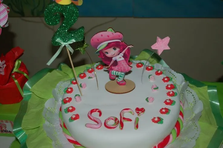 Torta para Sofia, tematica "Frutillitas" | Nuestras fiestas ... Torta para Sofia, tematica "Frutillitas" | Nuestras fiestas ...