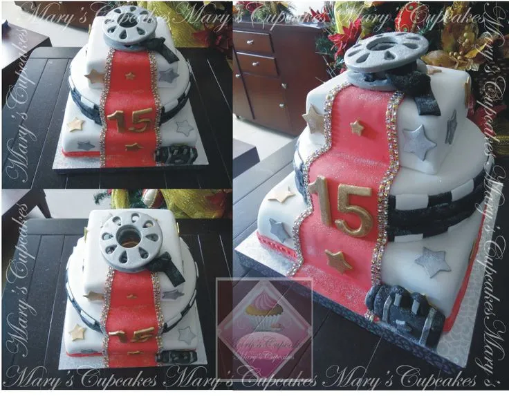 TORTA TEMATICA PARA 15 AÑOS..."HOLLYWOOD", DE 2 LIBRAS EN TRES ... TORTA TEMATICA PARA 15 AÑOS..."HOLLYWOOD", DE 2 LIBRAS EN TRES ...