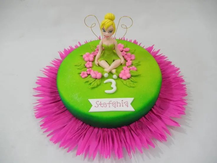 TINKERBELL CAKE TORTA CAMPANITA | TORTAS INFANTILES | Pinterest ...