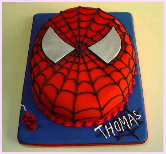 torta hombre araña | Tortas Decoradas y Mesa Dulce