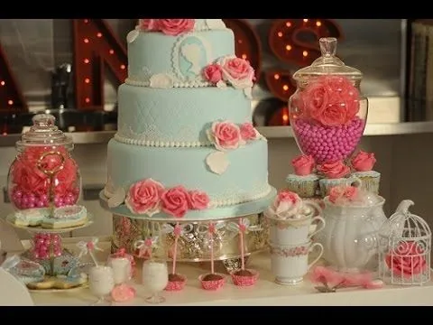 Torta Vintage - Decoracion de Tortas - Rosas - Flores - YouTube