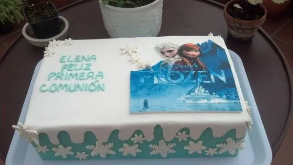 Torta de frozen cuadrada - Imagui