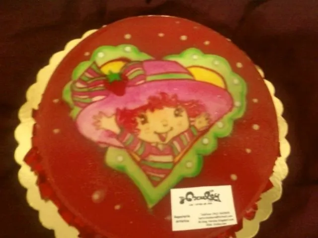 Las Tortas de Ara: Torta y Gelatina Rosita Fresita para Antonella Las Tortas de Ara: Torta y Gelatina Rosita Fresita para Antonella