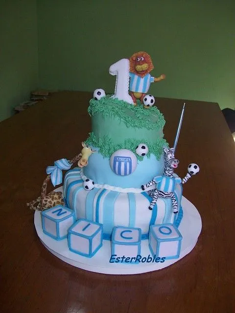 Torta primer año varon - Imagui